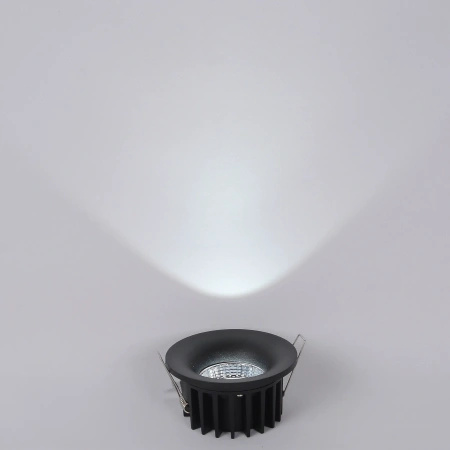 Oczko podtynkowe czarne okrągłe Cirro LED RL0104-CCT-BK Yaskr