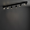 Sześciopunktowa czarna lampa sufitowa 127cm NEX BLACK LAMPA SUFITOWA 6XGU10 Tk Lighting 11370