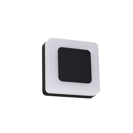 Natynkowa oprawa elewacyjna ENOK SQUARE WALL 3000K BK AZZARDO AZ4461
