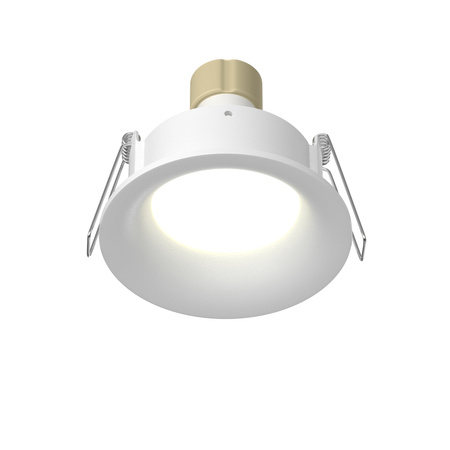 Białe oczko sufitowe 1xGU10 Slim DL088-GU10-RD-W Maytoni