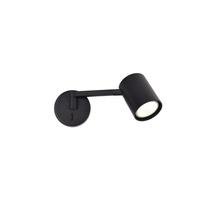 Kinkiet z wysięgnikiem Snow NEW czarny 1xGU10 Light Prestige LP-731N/1WL BK