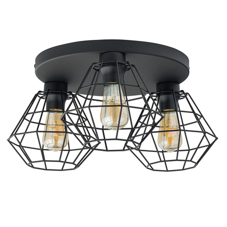 DIAMOND NEW BLACK LAMPA SUFITOWA 3 PL  TK Lighting 6205