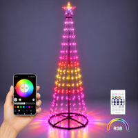 Choinka LED Smart App 1,8m 269LED RGB IP44 Zielony Eko-Light Milagro EKSW2743