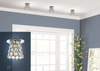 OPRAWA STROPOWA DEKORACYJNA SK-72 CH/TR G9 CHROM 1X40W G9 KRYSZTAŁ TRANSPARENT Candellux 2203966