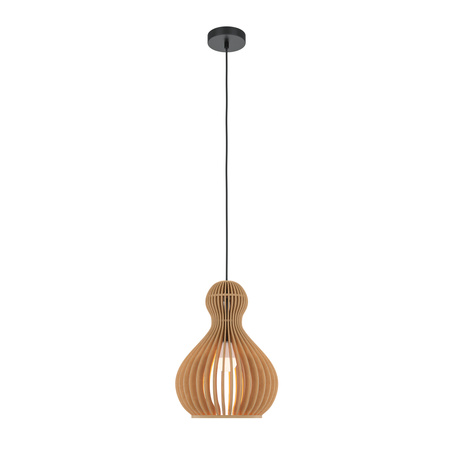 Lampa wisząca drewniana o średnicy 30cm 1xE27 Roots MOD192PL-01W1 Maytoni
