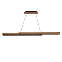 SENTO LAMPA WISZĄCA DREWNIANY 19W LED 4000K MASKOWNICA CZARNY Candellux 31-11626