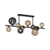 Lampa sufitowa z dymionymi i bursztynowymi kloszami POPSICLE Paul Neuhaus 6583-18