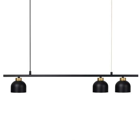 Lampa wisząca trzy metalowe reflektory na listwie KAI 3xGX53 Milagro MLP2862