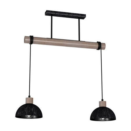 Lampa wisząca ERIK przecierany czarny Milagro MLP7639