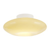 Szklana lampa sufitowa beżowe szkło o średnicy 32cm Robin Beige 11W LED Milagro ML2805