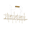 Lampa wisząca do salonu Provenza Italux MD18001067-55A GD