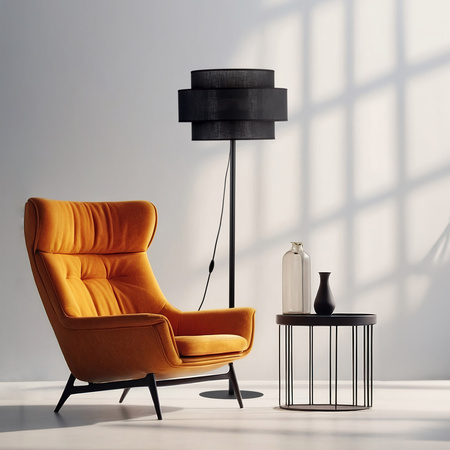 CALISTO BLACK LAMPA PODŁOGOWA 1  TK Lighting 5896