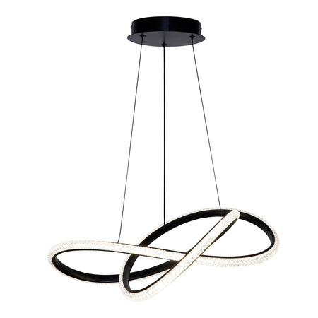 Lampa wisząca czarna LED 3000K/4000K/6000K Almera Italux PND-64728-BK