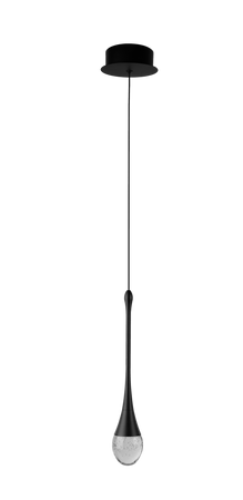 Nowoczesna czarna lampa wisząca LED 4W DALMA 1 BK AZZARDO AZ6005
