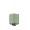 Lampa wisząca tuba jasnozielona bezprzewodowa akumulatorowa ładowana USB ATTACH Just Light 18281-43