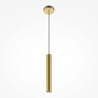 Złota lampa wisząca tuba 40cm o średnicy 6cm 1xGu10 Pro Focus MOD161PL-01G1 Maytoni