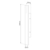 Kinkiet elewacyjny Wow II 20W z funkcją 3CCT IP54 120cm Milagro ML2517