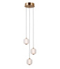 Lampa wisząca GANTI LED Italux PND-34362-3-HBR-OPAL