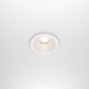 Białe okrągłe oczko podtynkowe średnica 8,5cm IP65 LED 3000K Zoom DL034-L12W3K-D-W Maytoni