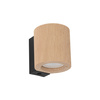 Kinkiet z ryflowanego drewna jednokierunkowy EVE CORTE WOOD 1xGU10 Tk Lighting 11443