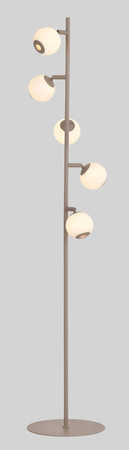 Lampa podłogowa piątka LED Luberon kaszmirowa Aviano Lighting 3051-513