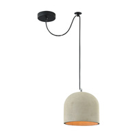 Lampa wisząca z betonu o średnicy 20cm 1xE27 Broni T451-PL-01-GR Maytoni