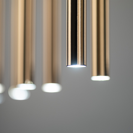 PIANO BLACK GOLD LAMPA WISZACA 12 TK Lighting 10119