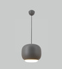 6026-117 Lampa wisząca jedynka Positano szara