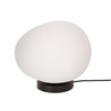 STONES lampa stołowa czarny 30cm 1x40W E27 klosz biały Candellux 41-35226