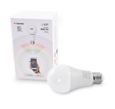 Żarówka LED RGB WIFI E27 10W SMART Azzardo AZ3213
