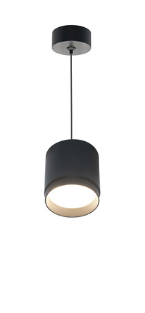 Czarna lampa wisząca tuba 8,2cm na żarówkę GX53 Polar P088PL-GX53-B Maytoni