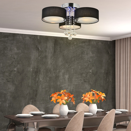 Plafon Gambela czarny 3xE27 LED Light Prestige LP-991/3C BK