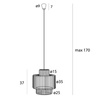 LAMPA WISZĄCA LABRIZ MAXLIGHT P0586