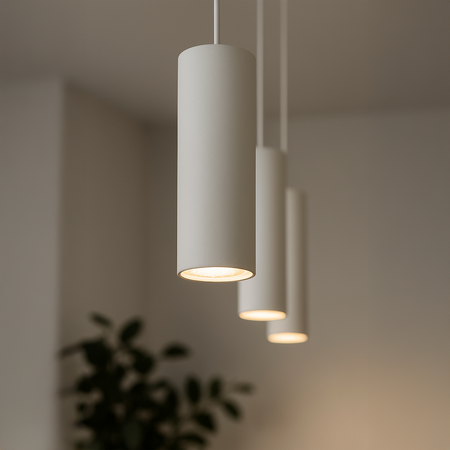 Oprawa Pipe Track Zwis Biały 1xGU10 3-obwodowy Milagro ML2132