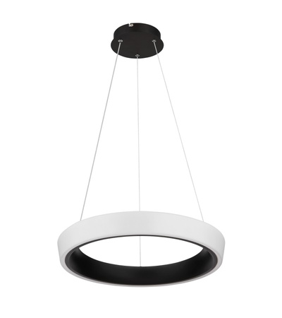 Lampa wisząca czarna TABANO LED Globo 48272H-36B sterowana pilotem