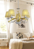 DIVA LAMPA WISZĄCA 5X40W E14 CHROM/ZŁOTY Candellux 35-55064