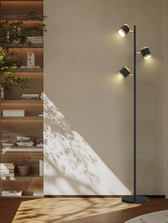 Lampa podłogowa TOULOUSE potrójna LED Wofi Premium 3003-304S