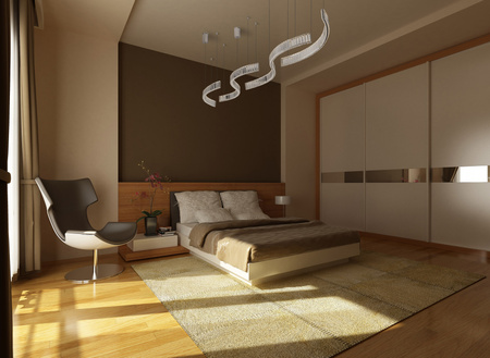 MAXLIGHT P0391 LAMPA WISZĄCA SAPHIR 18W Fala z kryształków