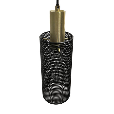 Lampa wisząca pojedyńcza metalowa Tirana 1 czarna 1xE27 Light Prestige LP-945/1P BK