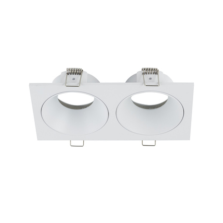 Podwójne oczko wpuszczane białe IP65 PRISMA DUO WHITE 2xGU10 Tk Lighting 10580