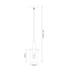 Lampa wisząca Arcadia Czarny 1xE27 Milagro ML1818