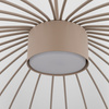 Beżowa lampa wisząca o średnicy 58cm z drutu SPHERA M SABIA 1XGX53 Tk Lighting 11306