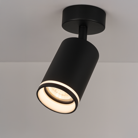 Oprawa Pipe Ring Spot Czarny 1xGU10 Milagro ML2067