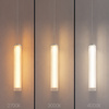 Lampa wisząca akrylowa pionowa tuba Trivia Chrome 10W LED CCT IP44