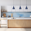 Lampa wisząca CAPITAL NAVY BLUE Ø17cm 1xGX53 MLP0968