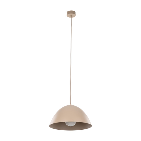 Metalowa lampa wisząca w kolorze beżowym o średnicy 34cm FARO SABIA 1xE27 Tk Lighting 10657