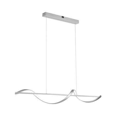 Lampa wisząca srebrna fala LED Q-SWING Paul Neuhaus 2385-55 sterowana pilotem