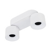 Podwójna biała oprawa sufitowa wybór barwy światła SPARK DUO WHITE CCT 20W Tk Lighting 18171