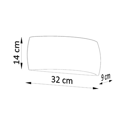 Kinkiet PONTIUS ceramiczny Sollux Lighting SL.0875 SL.0876 - kolor do wyboru