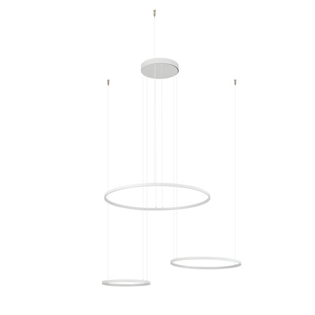 Lampa wisząca trzy białe ringi CIRCOLO POWER LED 3000K Nowodvorski 11649